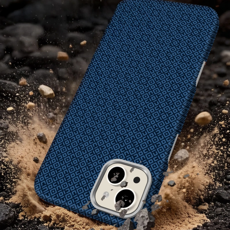 Apple iPhone 14 Kılıf M-Safe Şarj Özellikli Zore Vax Sert PC Kapak