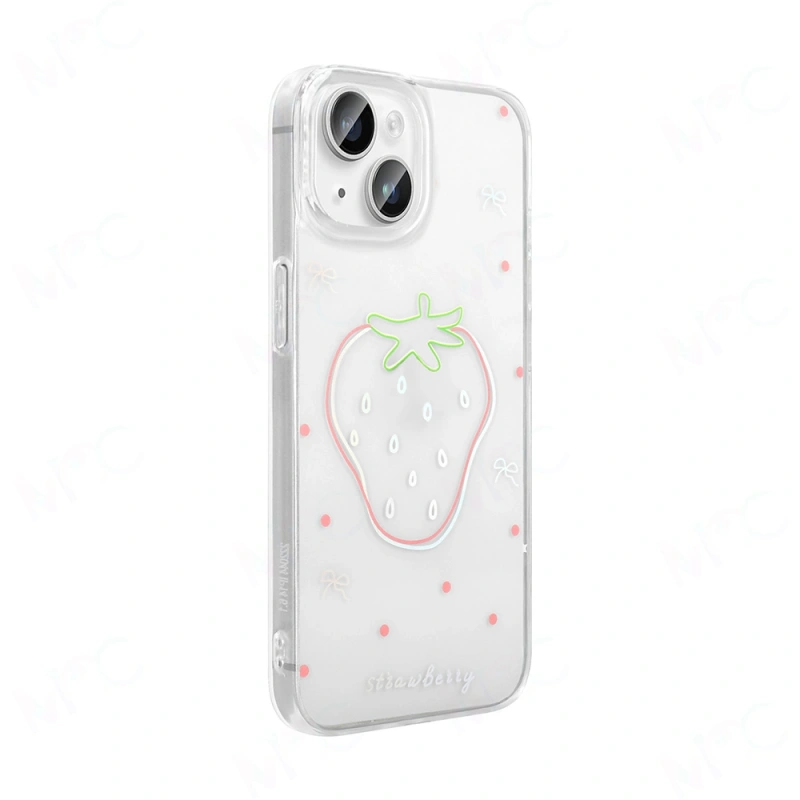 Apple iPhone 14 Kılıf Şeffaf Figürlü Zore Folk Sert Kapak