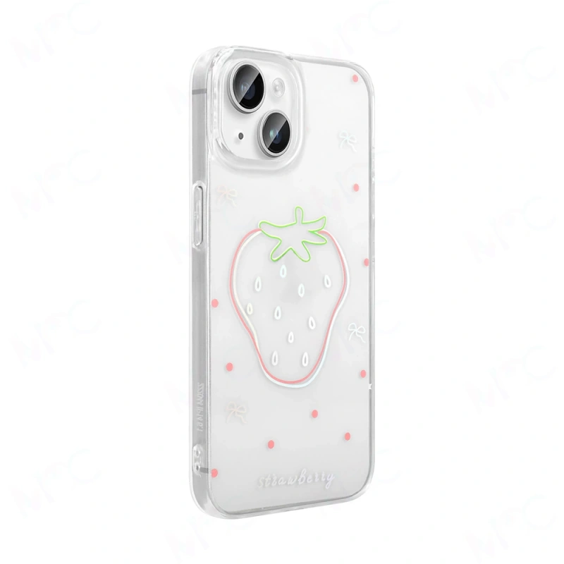 Apple iPhone 14 Kılıf Şeffaf Figürlü Zore Folk Sert Kapak