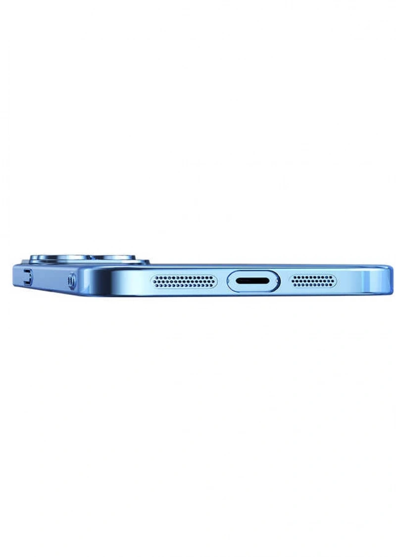 Apple iPhone 14 Kılıf Wireless Şarj Özellikli Sert PC Zore Riksos M-safe Kapak