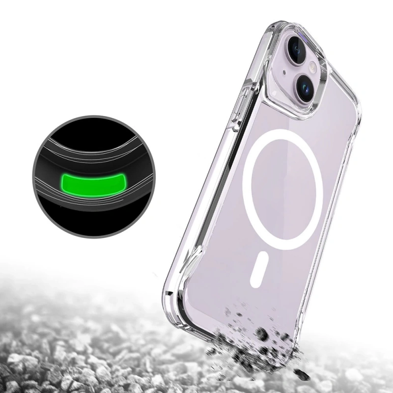 Apple iPhone 14 Kılıf Zore M-safe Şarj Özellikli T-Max M-safe Kapak
