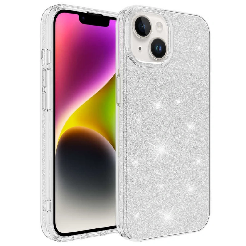 Apple iPhone 14 Kılıf Zore Shining Silikon