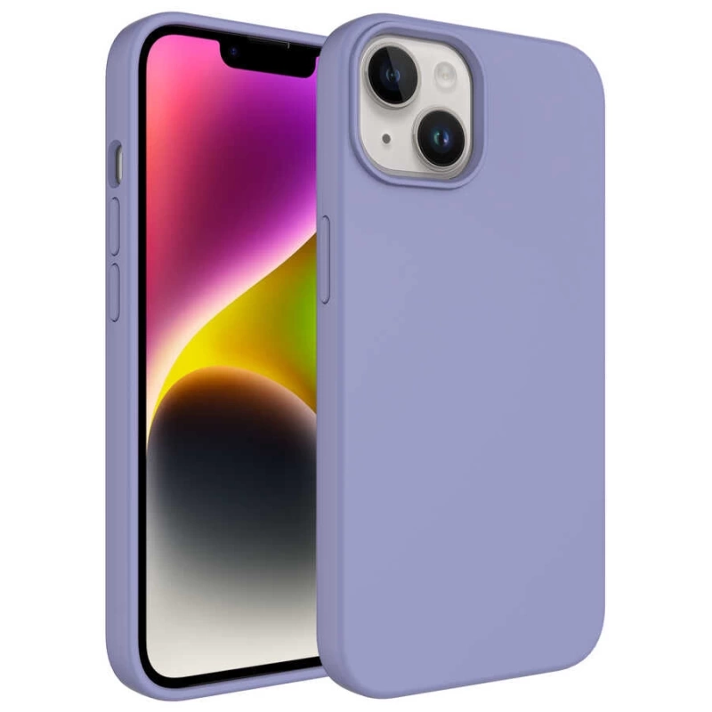 Apple iPhone 14 Plus Kılıf Sıvı Teknolojili Silinebilir Sert Zore Kivi Kapak