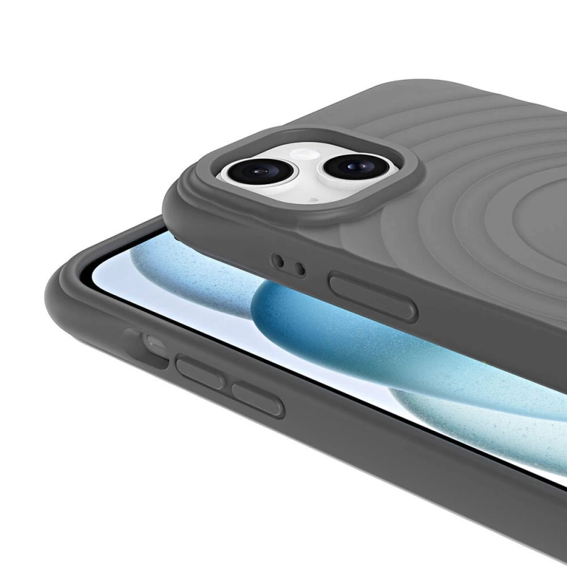 Apple iPhone 14 Plus M-safe Şarj Özellikli Airbagli Mat Görünümlü Zore Hepi Kapak