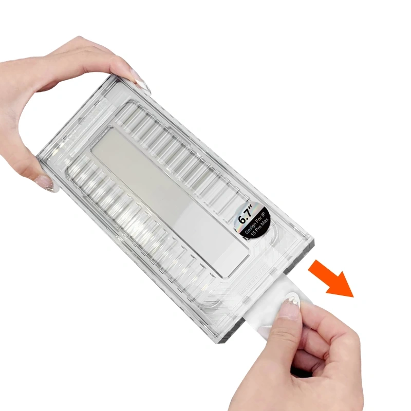 Apple iPhone 14 Pro CaseWorld Ultra-Thin Serisi 0.15mm HD Cam Ekran Koruyucu + Uygulama Aparatlı