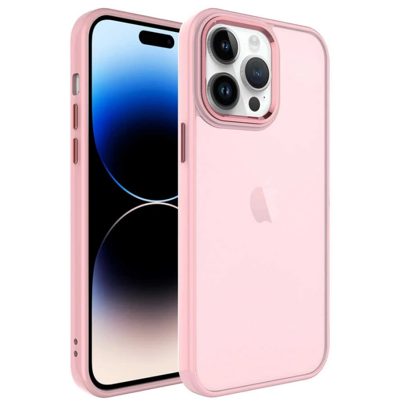 Apple iPhone 14 Pro Kılıf Buzlu Sert PC Zore May Kapak
