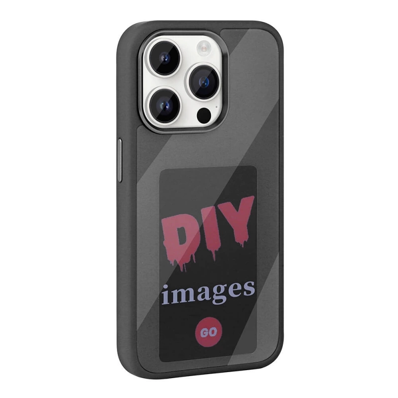Apple iPhone 14 Pro Kılıf Ekranı Yansıtan Zore Akıllı NFC Kapak