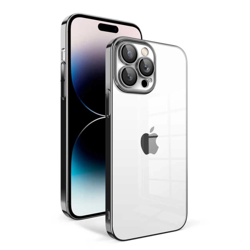 Apple iPhone 14 Pro Kılıf Kamera Korumalı Renkli Çerçeveli Zore Garaj Kapak