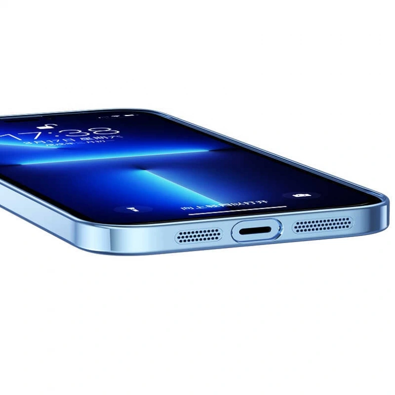 Apple iPhone 14 Pro Kılıf Sert PC Renkli Çerçeveli Zore Riksos Kapak