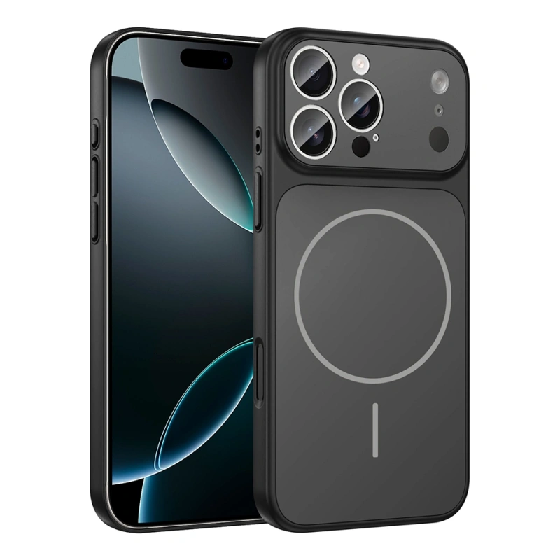 Apple iPhone 14 Pro Kılıf Zore M-Safe Şarj Özellikli Kamera Korumalı Formen Kapak