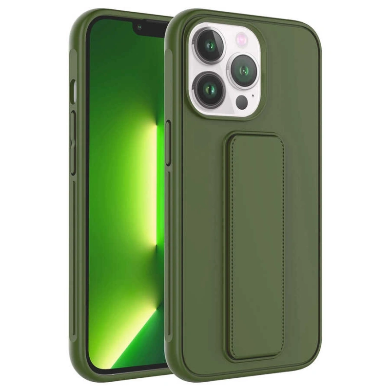 Apple iPhone 14 Pro Kılıf Zore Qstand Kapak