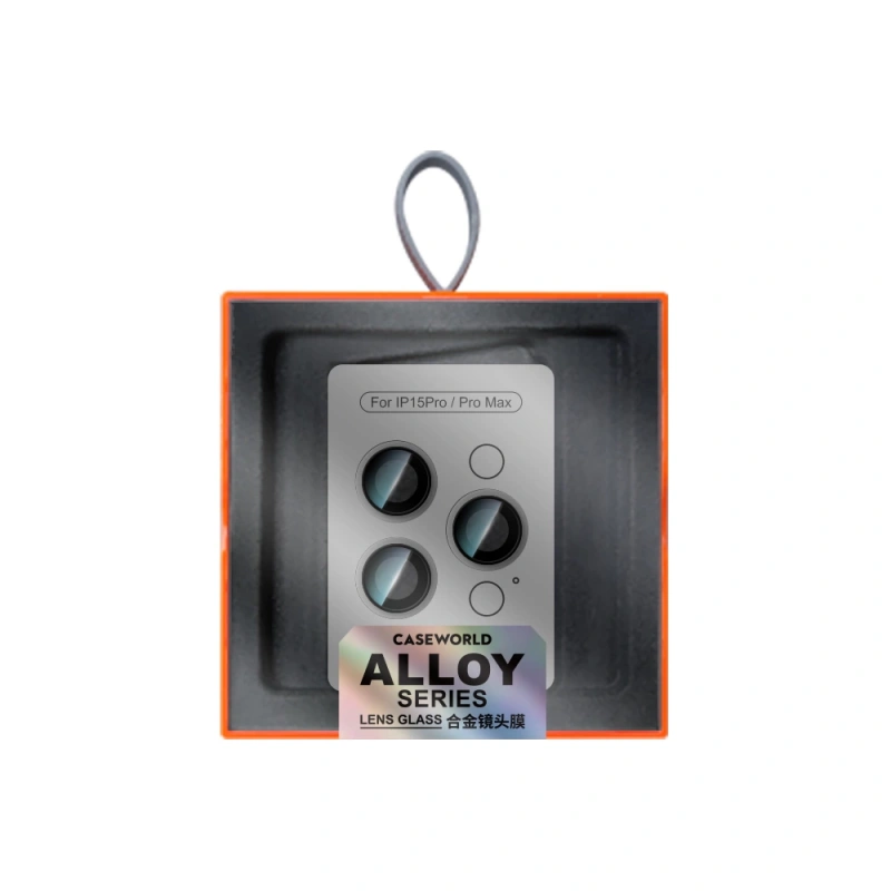 Apple iPhone 14 Pro Max CaseWorld Alloy Serisi Oleofobik Anti Reflective Kamera Lens Koruyucu