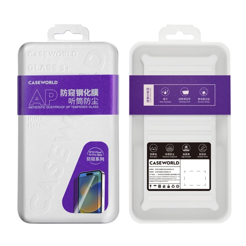 Apple iPhone 14 Pro Max CaseWorld HD Serisi 0.33mm Privacy Temperli Cam Ekran Koruyucu