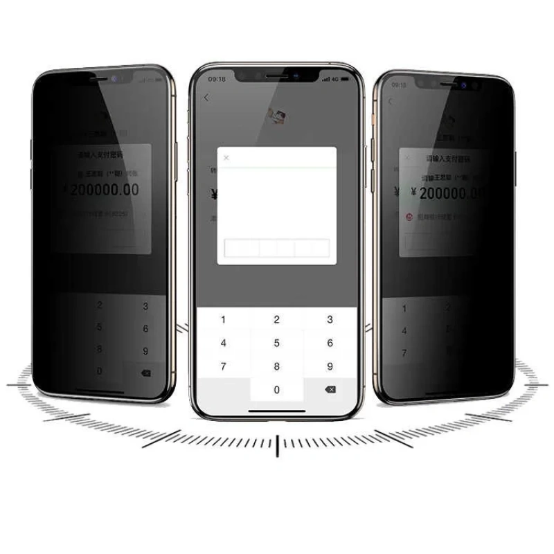 Apple iPhone 14 Pro Max Davin 5D Privacy Cam Ekran Koruyucu