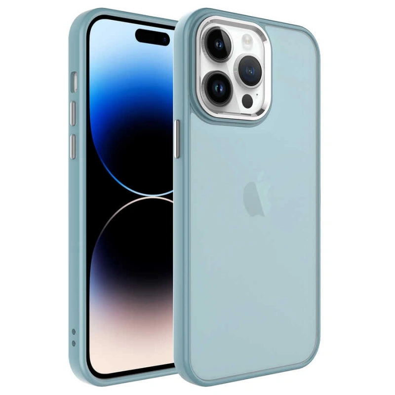 Apple iPhone 14 Pro Max Kılıf Buzlu Sert PC Zore May Kapak