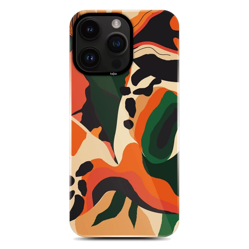 Apple iPhone 14 Pro Max Kılıf HD Desenli Kajsa Shield Plus Flower Graphic Serisi Kapak