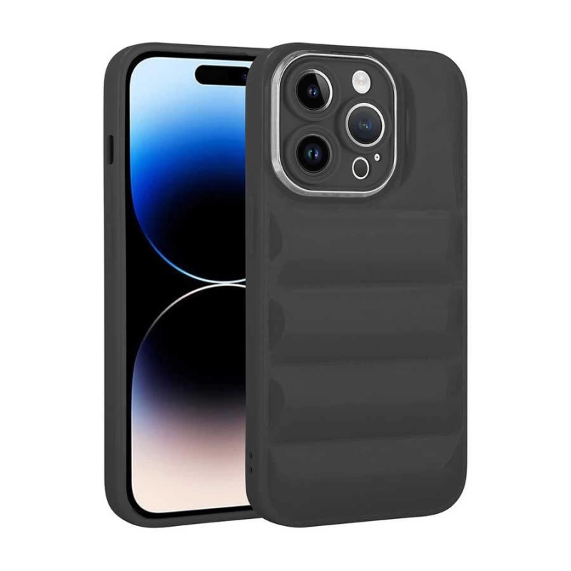 Apple iPhone 14 Pro Max Kılıf Kamera Korumalı Parlak Airbagli Zore Galya Kapak