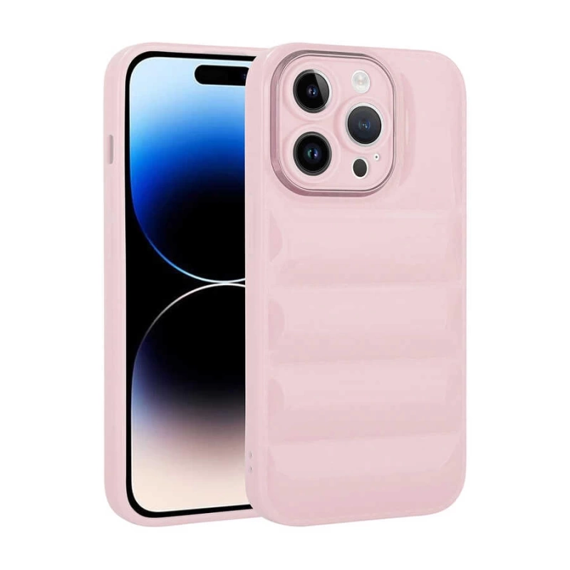Apple iPhone 14 Pro Max Kılıf Kamera Korumalı Parlak Airbagli Zore Galya Kapak