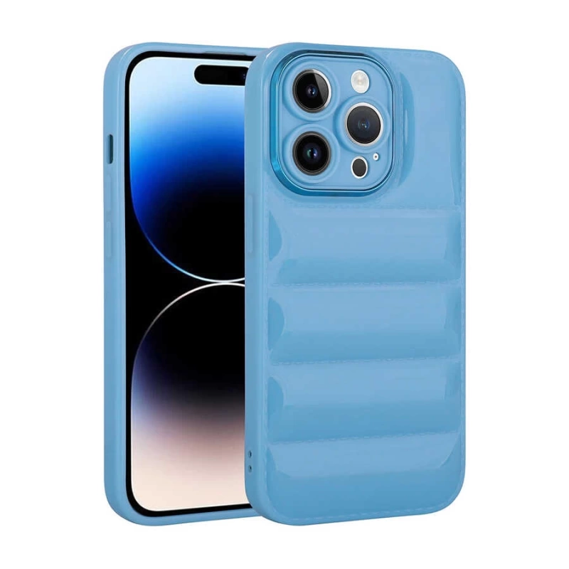 Apple iPhone 14 Pro Max Kılıf Kamera Korumalı Parlak Airbagli Zore Galya Kapak