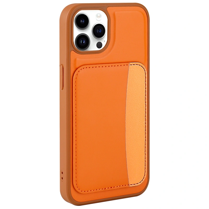 Apple iPhone 14 Pro Max Kılıf Kartlıklı Zore X-Kart Silikon Kapak