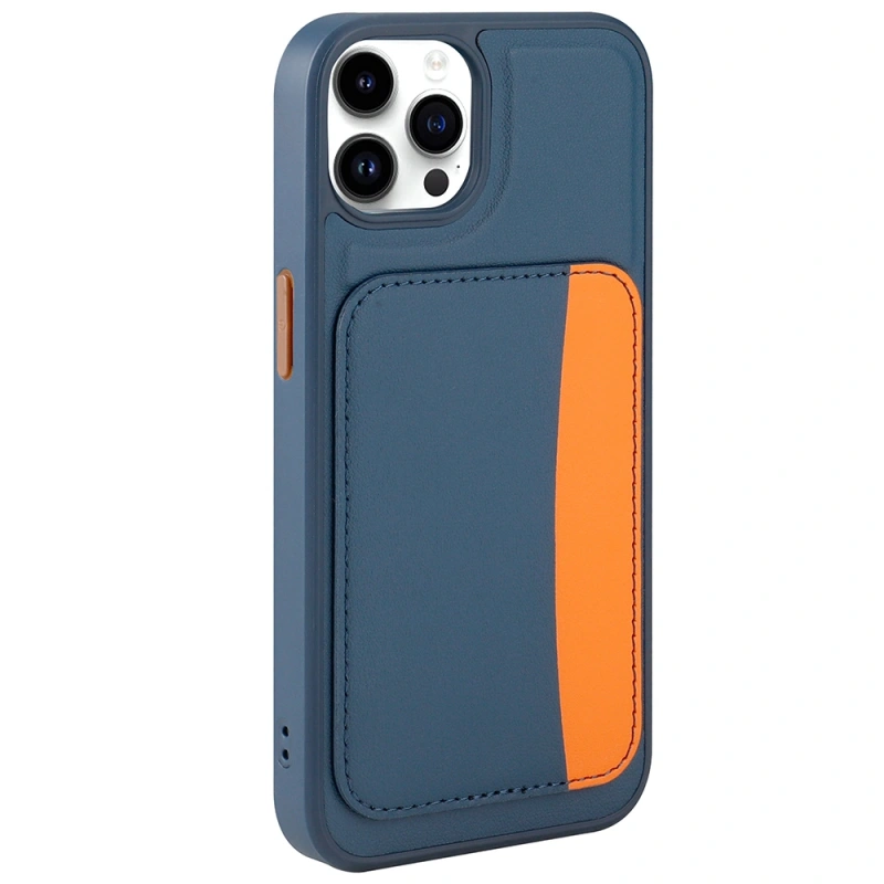 Apple iPhone 14 Pro Max Kılıf Kartlıklı Zore X-Kart Silikon Kapak