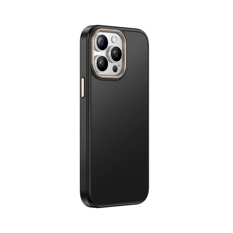 Apple iPhone 14 Pro Max Kılıf M-safe Şarj Özellikli Karbon Fiber Görünümlü Zore Antina Kapak