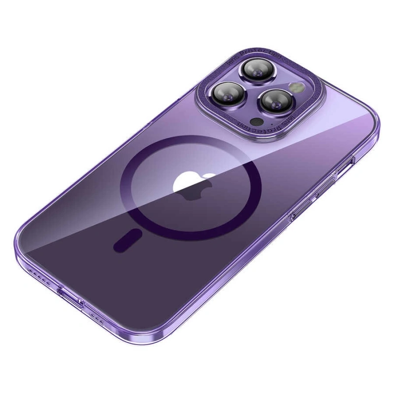 Apple iPhone 14 Pro Max Kılıf M-safe Şarj Özellikli Sert PC Zore Fuya Kapak