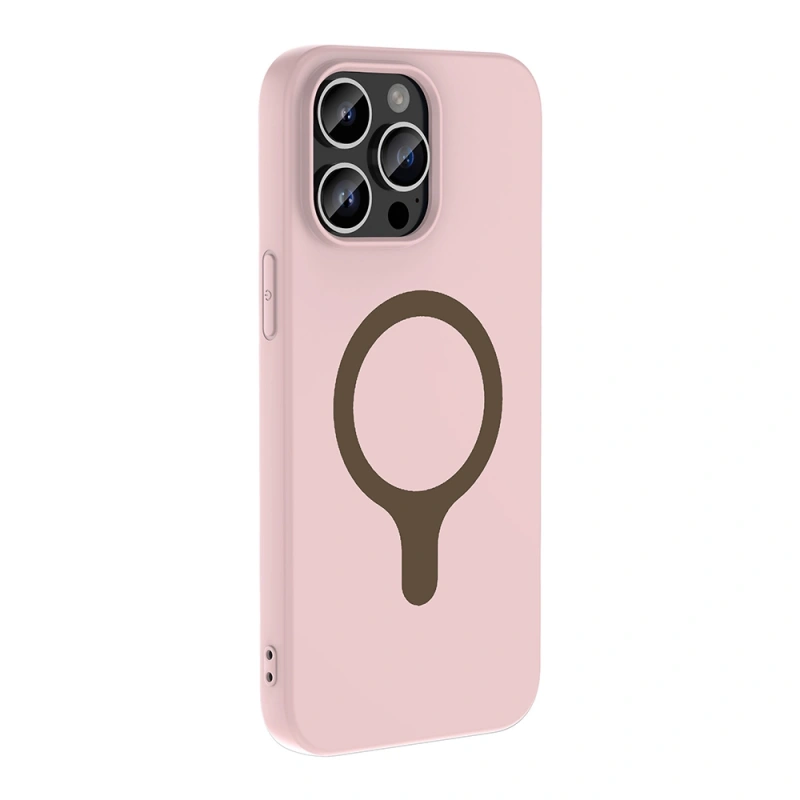 Apple iPhone 14 Pro Max Kılıf M-Safe Şarj Özellikli Zore Aris Silikon Kapak