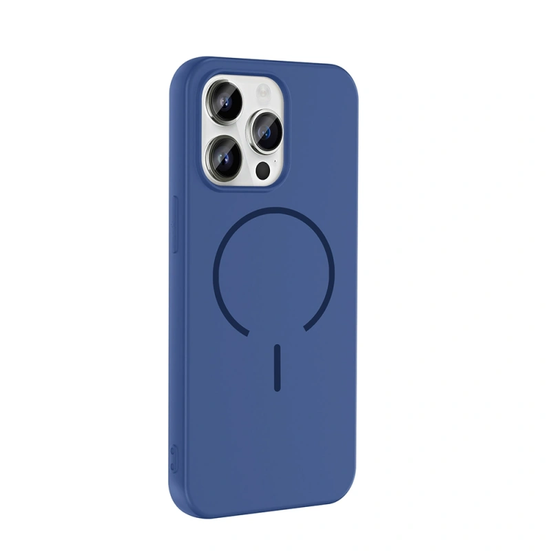 Apple iPhone 14 Pro Max Kılıf M-safe Şarj Özellikli Zore Meta Kapak