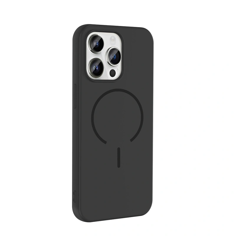 Apple iPhone 14 Pro Max Kılıf M-safe Şarj Özellikli Zore Meta Kapak