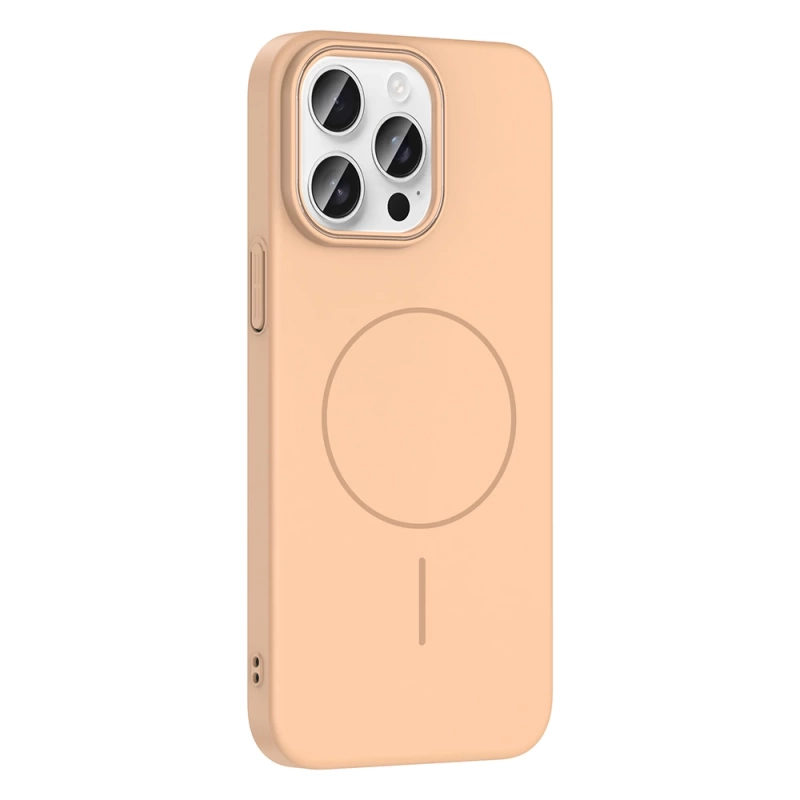 Apple iPhone 14 Pro Max Kılıf M-safe Şarj Özellikli Zore Ruby Sert Kapak