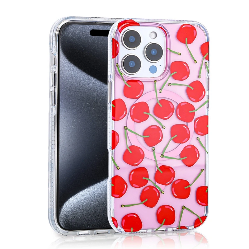 Apple iPhone 14 Pro Max Kılıf M-safe Şarj Özellikli Zore Stilo Kapak