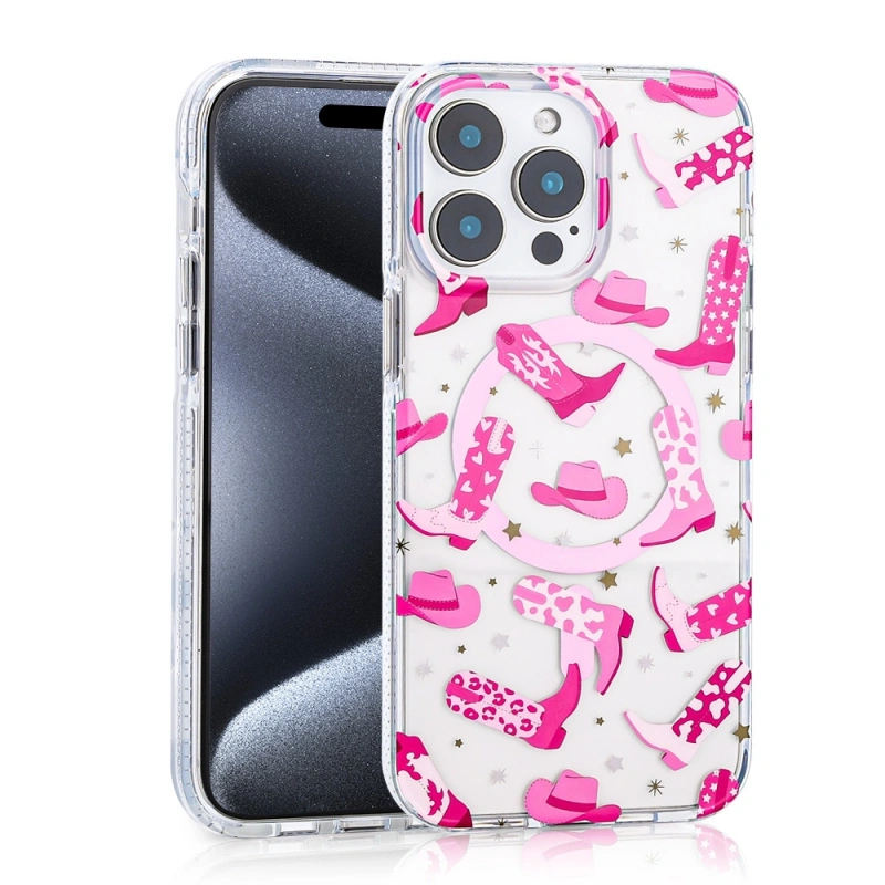 Apple iPhone 14 Pro Max Kılıf M-safe Şarj Özellikli Zore Stilo Kapak