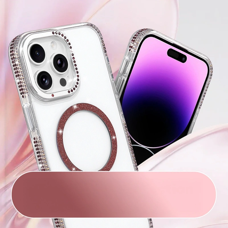 Apple iPhone 14 Pro Max Kılıf M-safe Şarj Özellikli Zore Tera Silikon Kapak