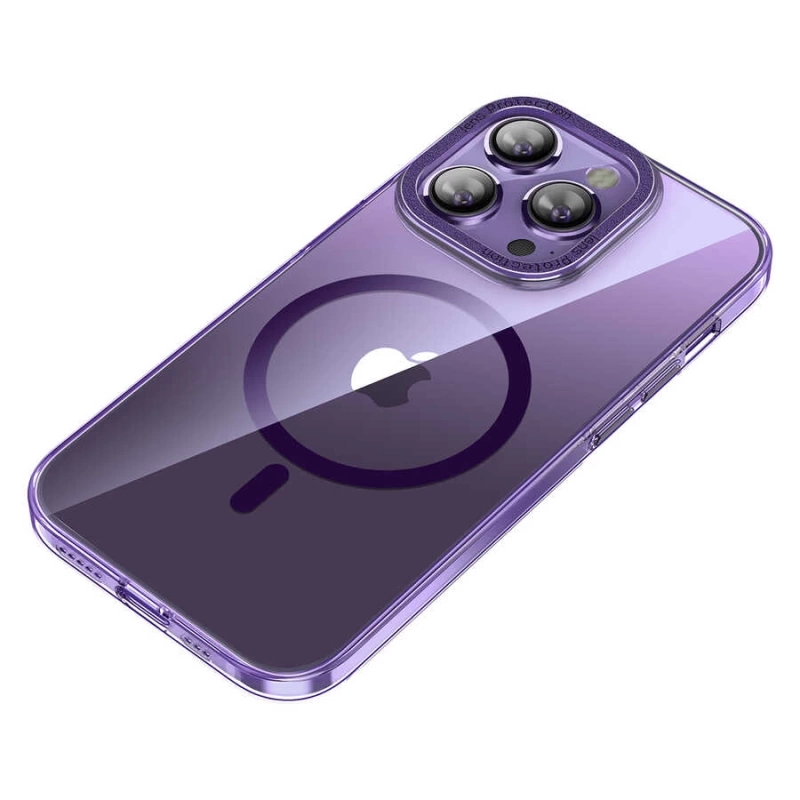 Apple iPhone 14 Pro Max Kılıf M-safe Şarj Özellikli Sert PC Zore Fuya Kapak