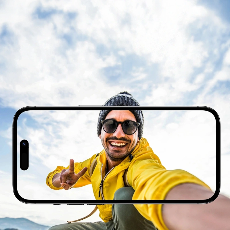 Apple iPhone 14 Pro Mohseven Safir Anti Reflective Kamera Lens Koruyucu