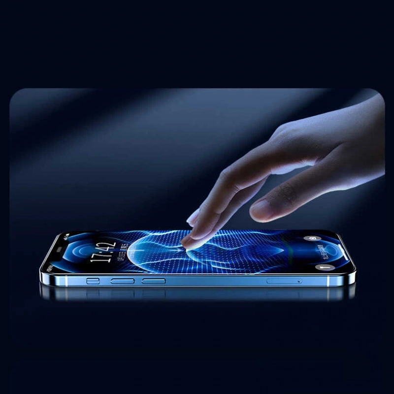 Apple iPhone 14 Zore Fit Hard Mat Privacy Cam Ekran Koruyucu