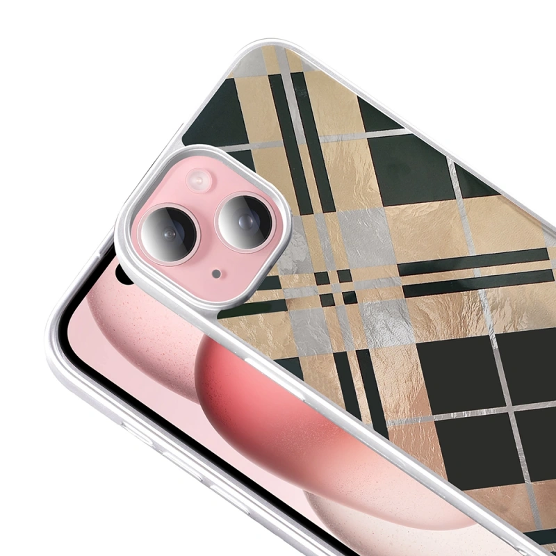 Apple iPhone 15 Kılıf Desenli Zore Mep Kapak