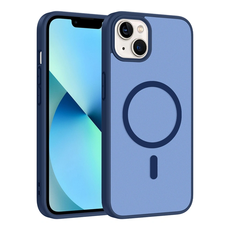 Apple iPhone 15 Kılıf M-safe Şarj Özellikli Zore Babet Kapak