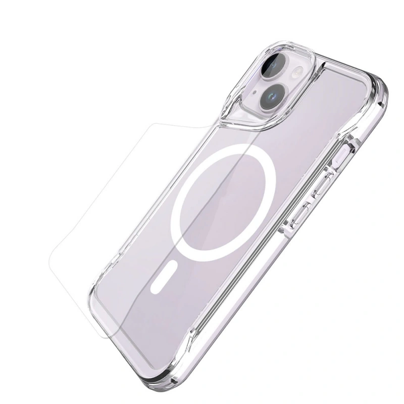 Apple iPhone 15 Kılıf Zore M-safe Şarj Özellikli T-Max M-safe Kapak