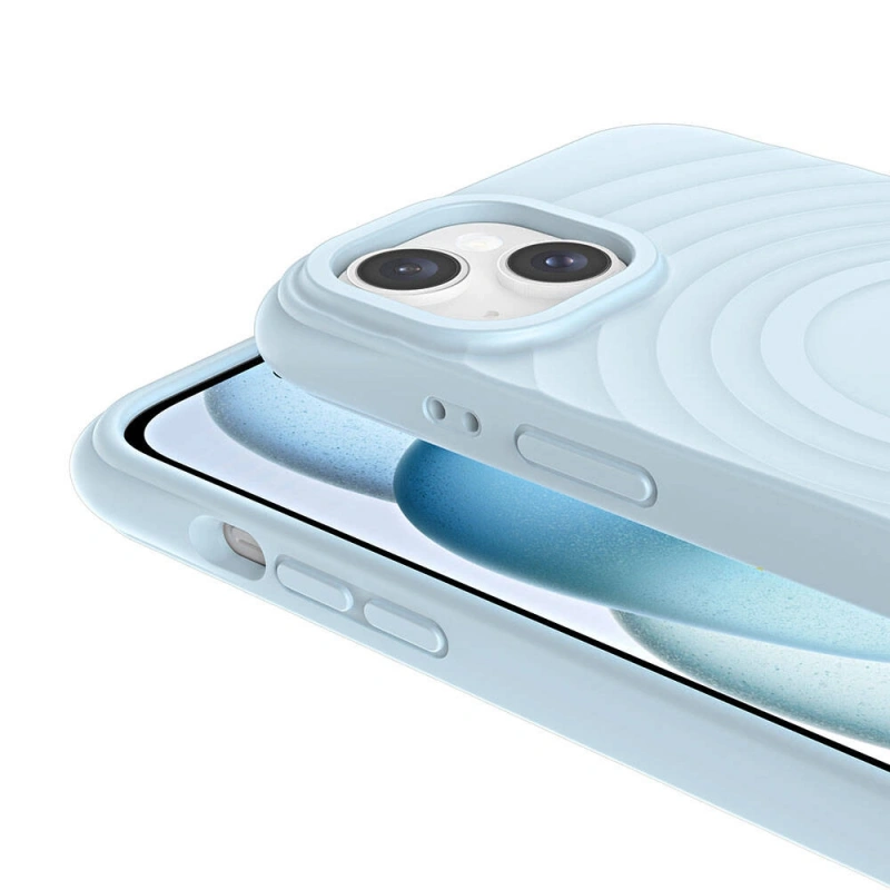 Apple iPhone 15 M-safe Şarj Özellikli Airbagli Mat Görünümlü Zore Hepi Kapak