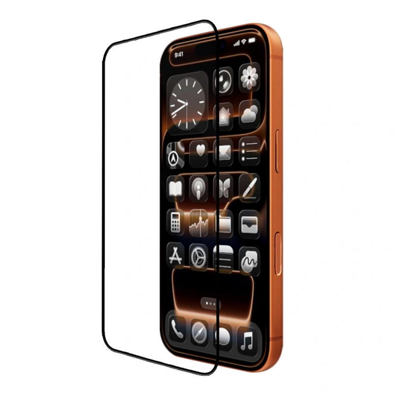 Apple iPhone 15 Mohseven Safir Coating HD Temperli Cam Ekran Koruyucu