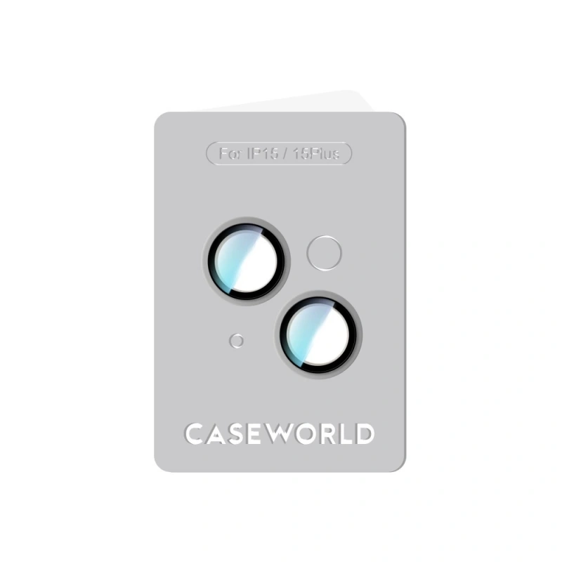 Apple iPhone 15 Plus CaseWorld Alloy Serisi Oleofobik Anti Reflective Kamera Lens Koruyucu