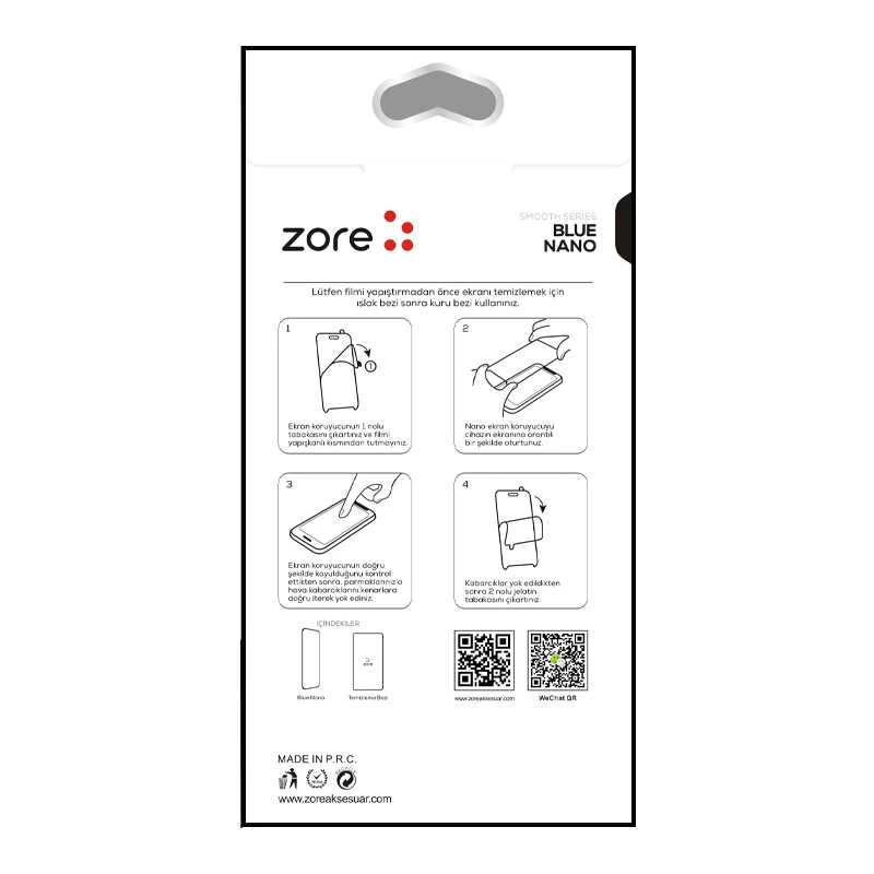 Apple iPhone 15 Plus Zore Blue Nano Ekran Koruyucu