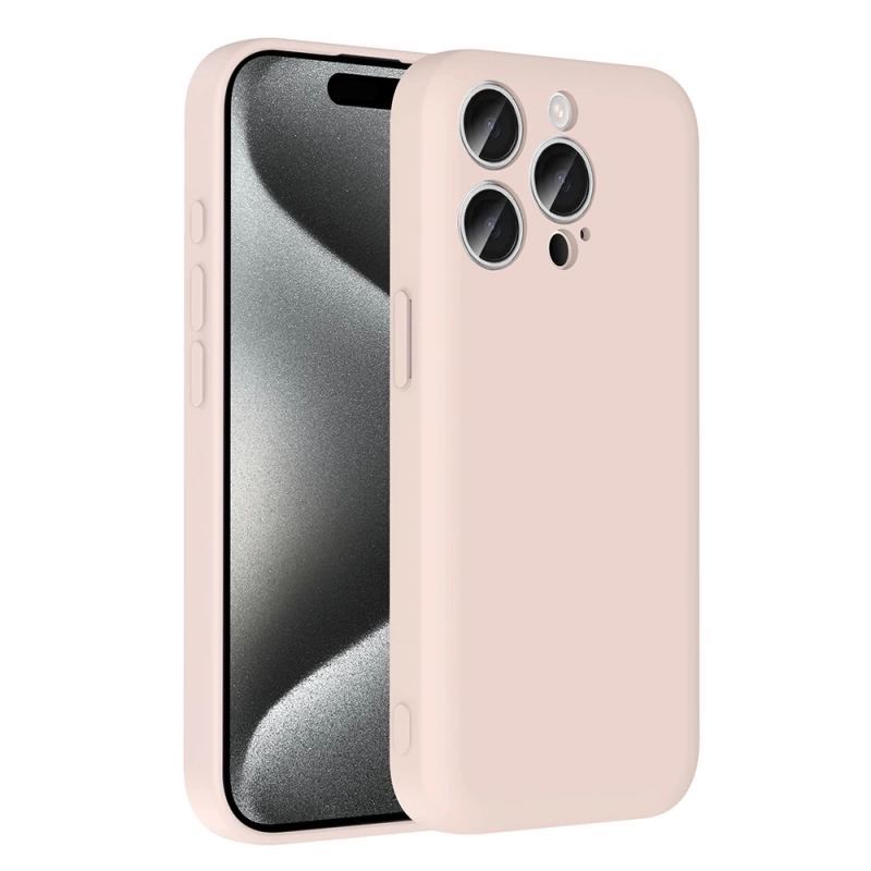 Apple iPhone 15 Pro Kılıf Kamera Korumalı Kartlık Hazneli Zore Vitra Kapak