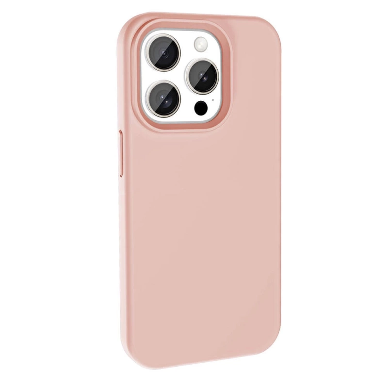 Apple iPhone 15 Pro Kılıf M-safe Şarj Özellikli Sıvı Teknolojili Silinebilir Sert Zore Kivi Kapak
