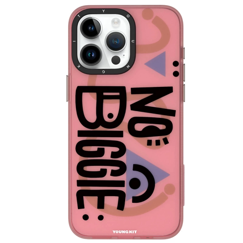 More TR Apple iPhone 15 Pro Kılıf Desenli Youngkit Happy Hearth Serisi Kapak