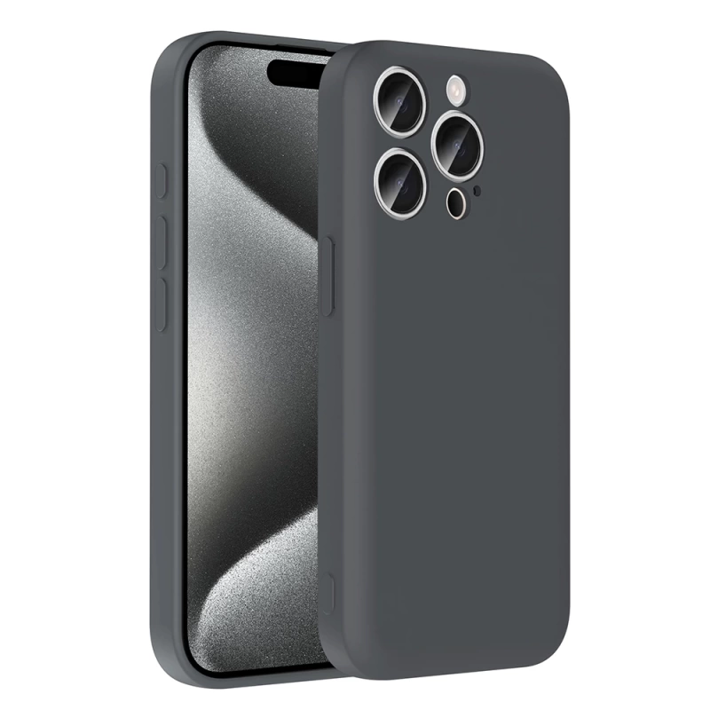 Apple iPhone 15 Pro Max Kılıf Kamera Korumalı Kartlık Hazneli Zore Vitra Kapak