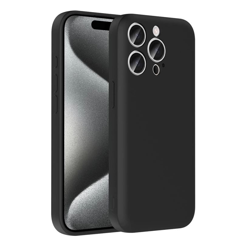 Apple iPhone 15 Pro Max Kılıf Kamera Korumalı Kartlık Hazneli Zore Vitra Kapak