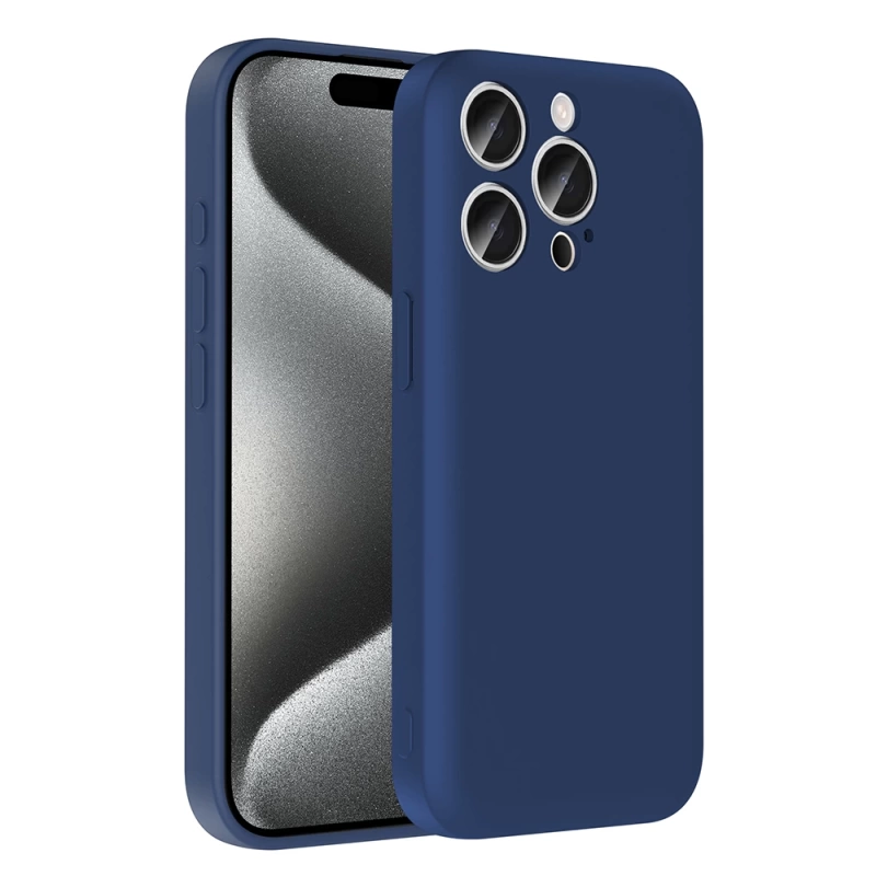 Apple iPhone 15 Pro Max Kılıf Kamera Korumalı Kartlık Hazneli Zore Vitra Kapak